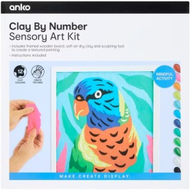 Clay+by+Number+Sensory+Art+Kit+-+Parrot