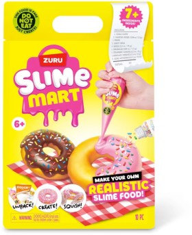 10+Piece+Zuru+Slime+Mart+Make+Your+Own+Realistic+Slime+Food+Playset+-+Donut