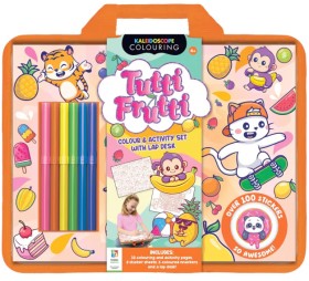 Kaleidoscope+Colouring%3A+Tutti+Frutti+Colour+and+Activity+Set+with+Lap+Desk+-+Book