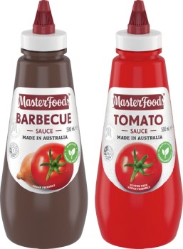 MasterFoods-Tomato-or-Barbecue-Squeezy-Sauce-475500mL-Selected-Varieties on sale
