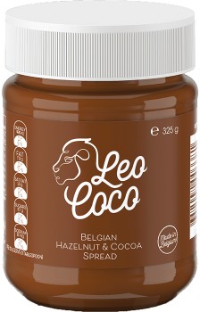 NEW-Leo-Coco-Belgian-Hazelnut-Cocoa-Spread-325g on sale