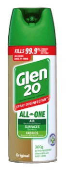 Glen-20-Disinfectant-Spray-300g-Selected-Varieties on sale