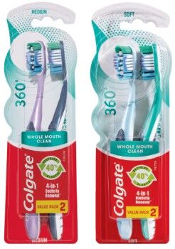Colgate-360-Toothbrush-2-Pack-Selected-Varieties on sale