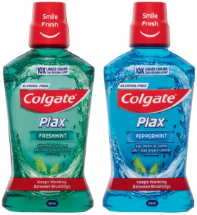 Colgate-Plax-Mouthwash-500mL-Selected-Varieties on sale