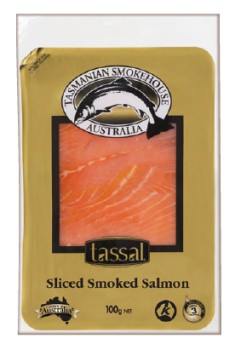 Tassal-Tasmanian-Sliced-Smoked-Salmon-100g on sale