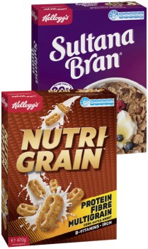 Kelloggs-Nutri-Grain-470g-Special-K-Original-500g-Sultana-Bran-700g-or-Coco-Pops-Chex-500g on sale