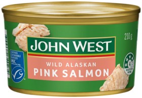 John-West-Wild-Alaskan-Pink-Salmon-210g on sale