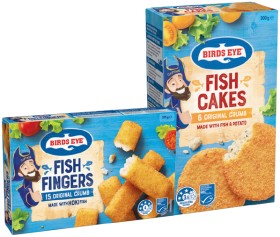 Birds+Eye+Fish+Fingers+375g+or+Fish+Cakes+300g