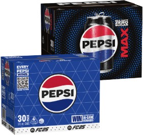 Pepsi-Cola-Max-Or-Mountain-Dew-30x375mL-Selected-Varieties on sale