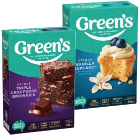 Greens-Baking-Mix-380-630g-Selected-Varieties on sale