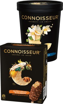 Connoisseur-Gourmet-Ice-Cream-1-Litre-4-Pack-or-Mini-6-Pack-Selected-Varieties on sale