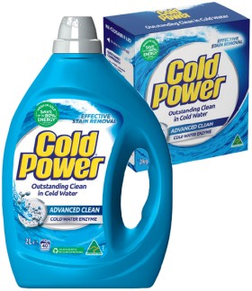 Cold-Power-Laundry-Liquid-2-Litre-or-Powder-2kg-Selected-Varieties on sale