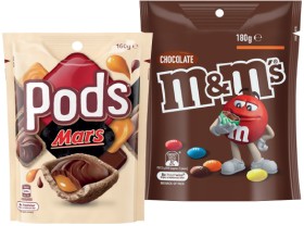 MMs-130180g-Pods-160g-or-Maltesers-120140g-Share-Pack-Selected-Varieties on sale