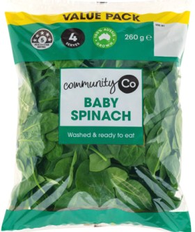 Community+Co+Baby+Spinach+Value+Pack+260g