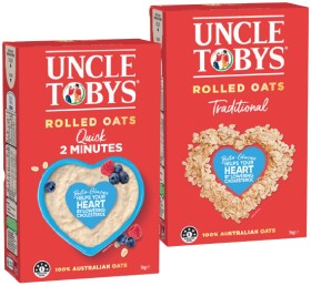 Uncle+Tobys+Traditional+or+Quick+Rolled+Oats+1kg