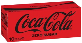 CocaCola-10x375mL-Selected-Varieties on sale