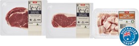 Coles-Australian-No-Added-Hormones-Beef-Quick-Cook-Steak-170g-180g-or-RSPCA-Approved-Chicken-Breast-Diced-500g on sale