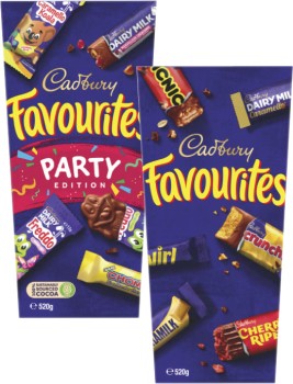 Cadbury-Favourites-520g on sale