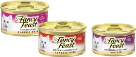Fancy-Feast-Classic-or-Creamy-Delights-Cat-Food-85g on sale