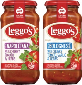Leggos-Chunky-Pasta-Sauce-490g-500g on sale