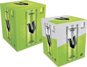 V-Energy-Drink-4x250mL on sale