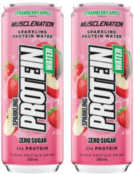 Muscle-Nation-Sparkling-Protein-Water-330mL on sale