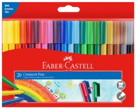 Faber-Castell-Connector-Pens-20-Pack on sale