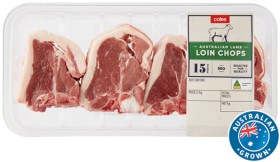 Coles-Australian-Lamb-Loin-Chops on sale