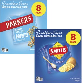 Smiths-Crinkle-Cut-or-Parkers-Pretzels-8-Pack-152g-200g on sale