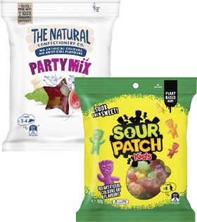 The-Natural-Confectionery-Co-130g-230g-or-Sour-Patch-190g on sale