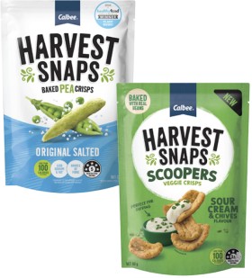 Harvest-Snaps-Pea-Crisps-120g-or-Scoopers-90g on sale