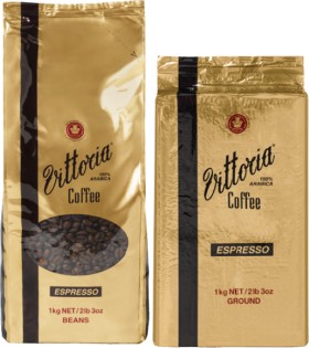 Vittoria-Espresso-Coffee-Beans-or-Ground-1kg on sale