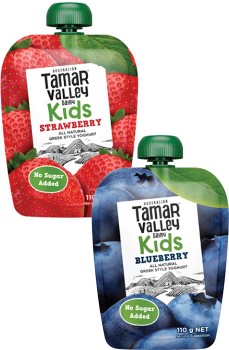 Tamar-Valley-Dairy-Kids-Greek-Style-Yoghurt-Pouch-110g on sale