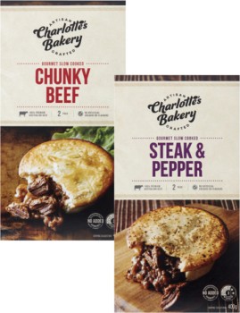 Charlottes-Bakery-Slow-Cooked-Pies-2-Pack-400g on sale