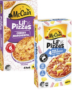 McCain-Lil-Pizzas-4-Pack-380g-400g on sale