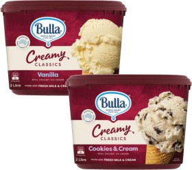 Bulla+Creamy+Classics+Ice+Cream+Tub+2+Litre