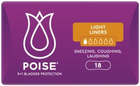 Poise-Light-Liners-18-Pack on sale