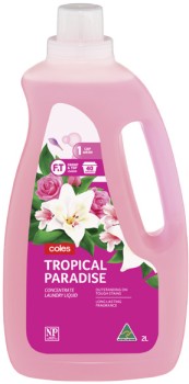 Coles+Laundry+Liquid+Tropical+Paradise+2+Litre