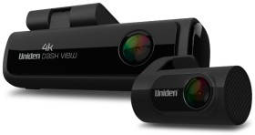 Uniden+4K+Ultra+HD+Smart+Dash+Cam+with+2K+Super+HD+Rear+View+Camera