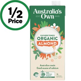 Australia%26rsquo%3Bs+Own+Unsweetened+Almond+Milk+1+Litre