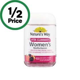 Natures-Way-Vita-Gummies-Womens-Multivitamin-Pk-100 on sale