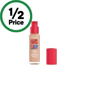 Rimmel-London-Lasting-Finish-Full-Coverage-SPF20-Foundation-30ml on sale