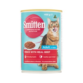 Smitten-Wet-Cat-Food-400g on sale