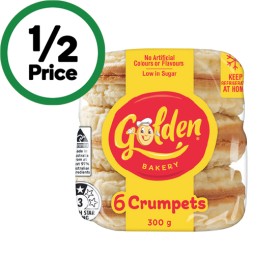 Golden-Crumpets-Rounds-Pk-6 on sale