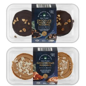 Woolworths-Gingerbread-Pudding-or-Chocolate-Pudding-Pk-2 on sale