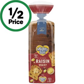 Mighty-Soft-Raisin-Toast-600g on sale