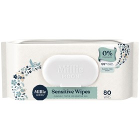 Millie-Moon-Sensitive-Baby-Wipes-Pk-80 on sale