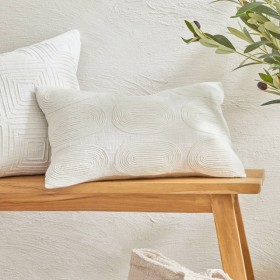 Payton+Embroidered+Oblong+Cushion+by+M.U.S.E.