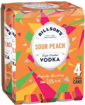 Billson%26%23039%3Bs+Vodka+and+Sour+Peach+Cans+355mL