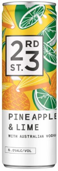 23rd-Street-Distillery-Pineapple-Lime-with-Australian-Vodka-Cans-300mL on sale